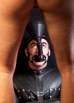 kinkydoms:  Now that his Master took on a few more slaves, he’s