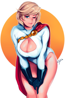 loyprojecterotics:  DC’s Power Girl  First thing I’ve finished