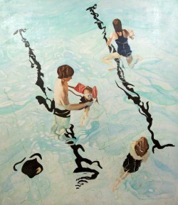 huariqueje:    Swimming Pool   -    Linda Norris ,1982. British,