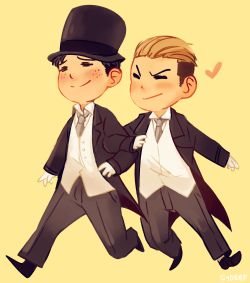 syderp:  TOPHAT AND STUPID CRAB PASTA SLICKED BACK HAIR MAKES