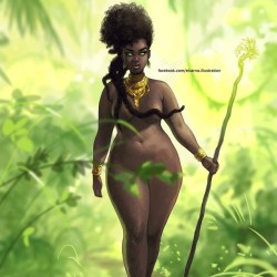 sositomaske:  #afrofuturism #blackgirlsrock #illustration #afro