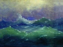 artist-kuindzhi:  Waves, Arkhip Kuindzhi