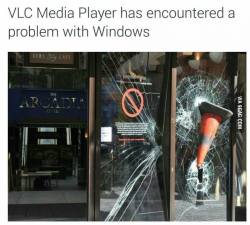 ingenierodelmonton:  VLC ha encontrado un error con Windows Pantallazo