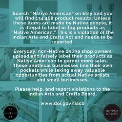 asmcosplay:  Found this on Facebook! BOOST! Tell Etsy that #ThisIsNotNative