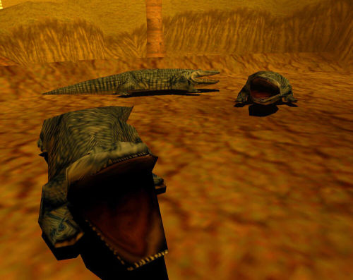 lowpolyanimals:  Crocodiles from Shadowman  