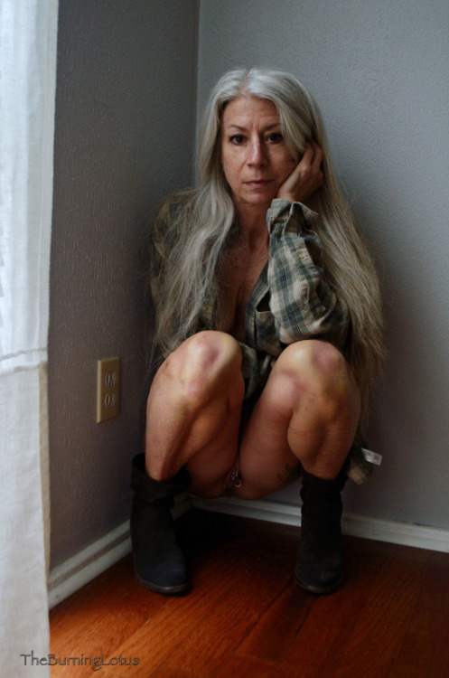 I posted all these images of me in fishnets and heels. Here’s another side.My favorite boots, flannel shirt and my same ol’ attitude. 