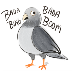 jerseyartblog: Average NYC pigeons pls change to “Hey I’m