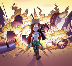 moringmark:  What if Michael Bay directed Gravity Falls 