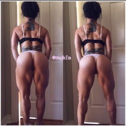 the-training-room:  @omgkim Progress pics this morning for coach