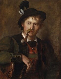   Franz Defregger (1835–1921)  Portrait eines jungen Tirolers