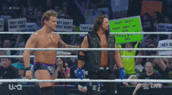 dman41689:  Jericho knows what hes doing look how he purposely