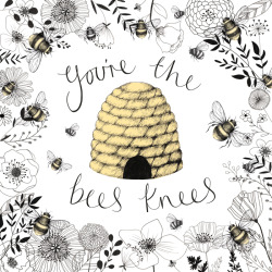 eatsleepdraw:  You’re the Bee’s Knees by Samara Hardy samarahardy.com 