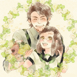 roryobasan:  An Ojisan and His Daughter by Yumi! <3 