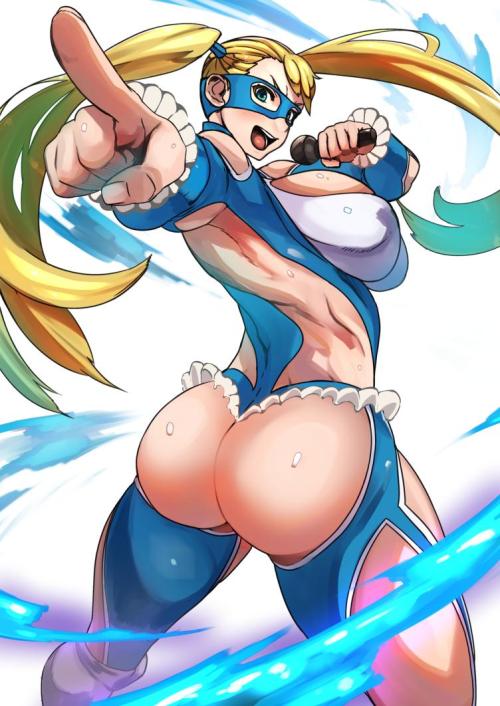 ck-blogs-stuff:  sweet666return:  Rainbow Mika ( Street Fighter )  DAYUM! 