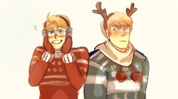 rusame-askblog:  //Gay losers and ugly x-mas sweaters are my