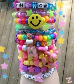 wub-wub-wub-tea:  mistayz:  some of my everyday kandi ❤  ermahgerd