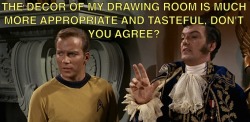 spatscolombo:  I think this is the first Sulu line I’ve posted