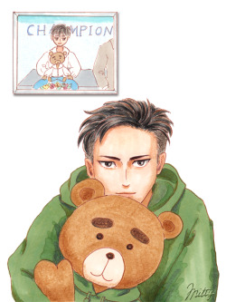 mitty3000:Otabek with Otabear