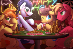 braeburned:  Happy Hour! A commission for Jordan that he’s