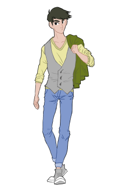 sorarts:  Tadashi in flat color!! the quality is super low, which