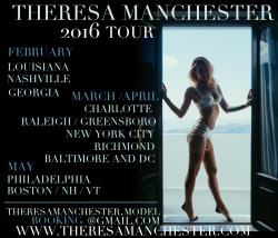 Updated tour dates through May!booking: theresameanchester.model@gmail.comfull