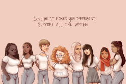akisdoodles:    Support all the women, help women who are struggling