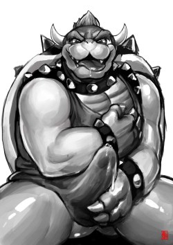 redgart:  A friend on Twitter asked for a Sexy Bowser pic, so there you go guys.