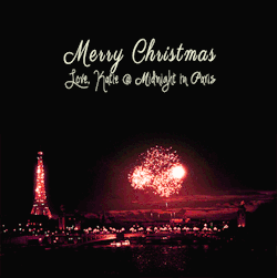 midnightinparis:  Wishing you all a very Merry Christmas and