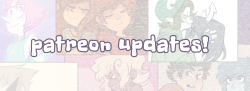here’s a little summary of updates on  my patreon this month