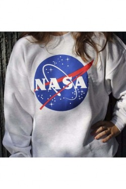 sneakysnorkel:  Today we have a space theme! NASA Sweatshirt