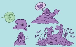 angelsamidrawscrap:  Getting grimer instead of slugma is one