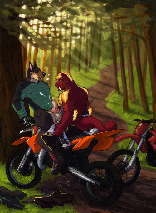 9kitsune:    Comm: dobieshep & gilianÂ  Artist:Â cbh   