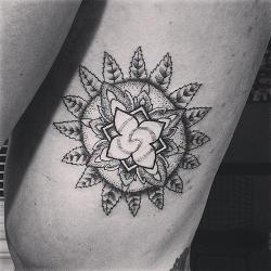 inspiredtattoosideas:  Mandala tattoos are beautiful and they