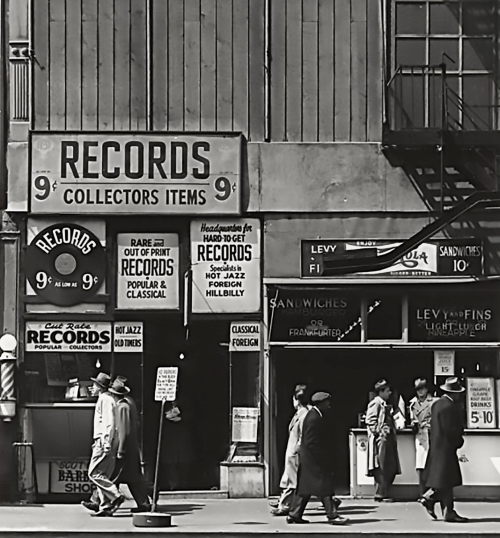 chrisgoesrock:  Record Store - Sixth Avenue between 43rd and