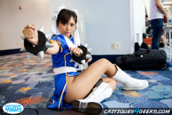 inblackestdaycosplay:  Lexy in Chun Li cosplay at AM2 by LexLexyCheck out http://inblackestdaycosplay.tumblr.com for more awesome cosplay 