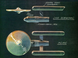 retrofuturenaut:  Original Enterprise drawing. 1965 THERE SHE
