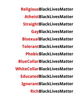 tall-fashion-buddha:  alwaysbewoke:  This is what #BlackLivesMatter