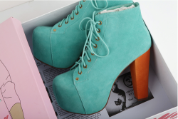 queenofclassy:  chunky heel booties free shipping activity 