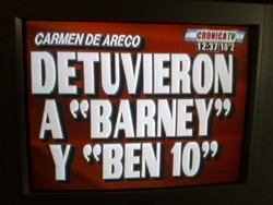 Barney sieeeempre haciendo de las suyas, pero ben 10 me sorprendió