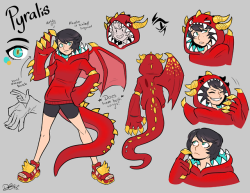 retrokinetics:a character design/ sheet commission for @arbco!