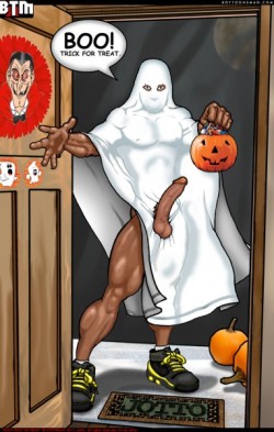blackmalefreaks:  B.M.F #TeamFreak #TrickOrTreat Happy Halloween