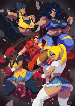 tovio-rogers:  the playable cast of streets of rage 1 & 2