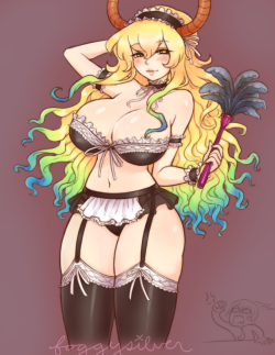 foggysilver:Dammit Lucoa, that’s not what a real maid would