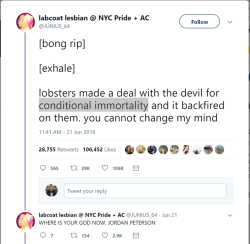 catchymemes:  Conditional Immortality of Lobsters  