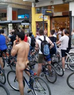 6th naked bike ride of thessaloniki (2013) WAITING for the 7th