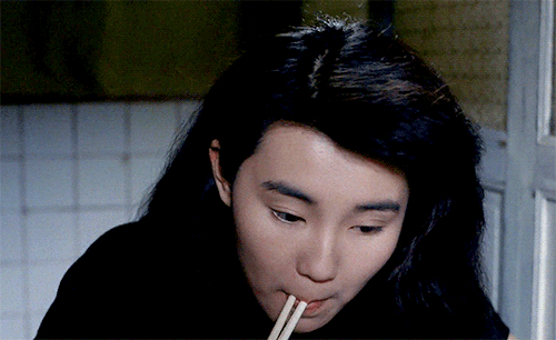 hajungwoos: Maggie Cheung in As Tears Go By (1988) dir. Wong