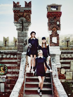 midnight-charm:  Lindsey Wixson, Caroline Brasch Nielsen &