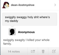 dean-ilostmyshoe:  Made rebloggable as per request!