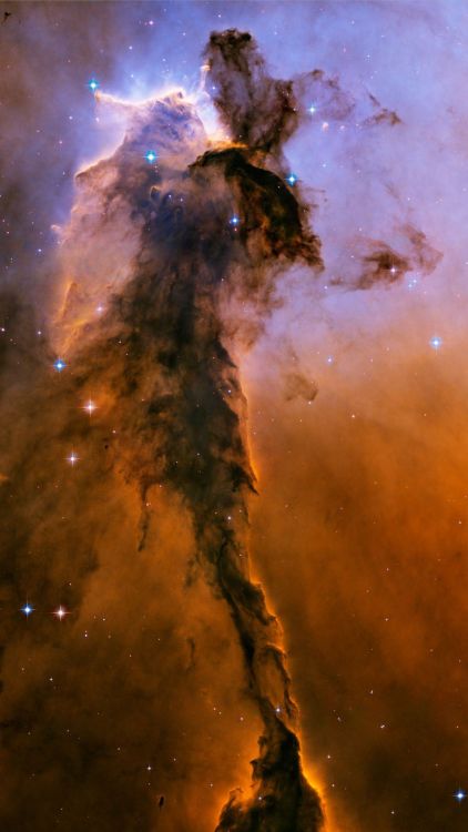 the-wolf-and-moon:  Fairy of The Eagle Nebula  