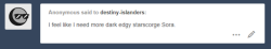 destiny-islanders:  There’s a little bit of edginess in there,